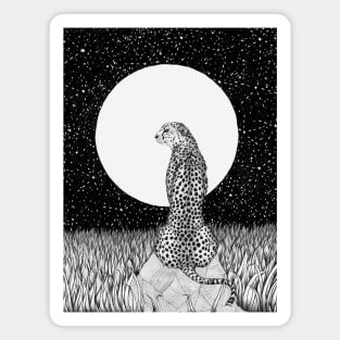 Cheetah Moon Magnet